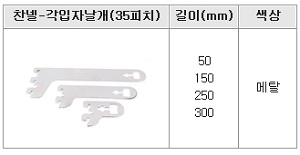 찬넬-각입자날개(35피치)